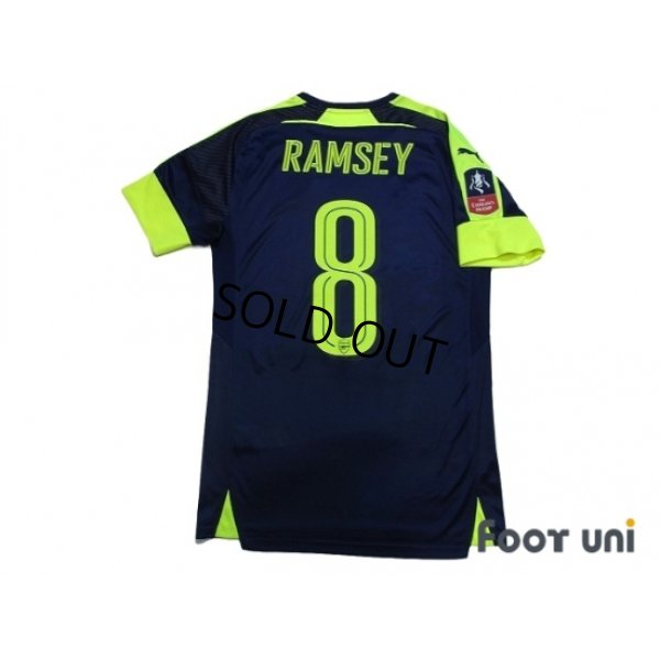 Photo2: Arsenal 2016-2017 3rd Shirt #8 Ramsey The Emirates FA CUP Patch/Badge