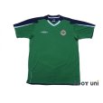 Photo1: Northern Ireland 2004 Home Shirt (1)