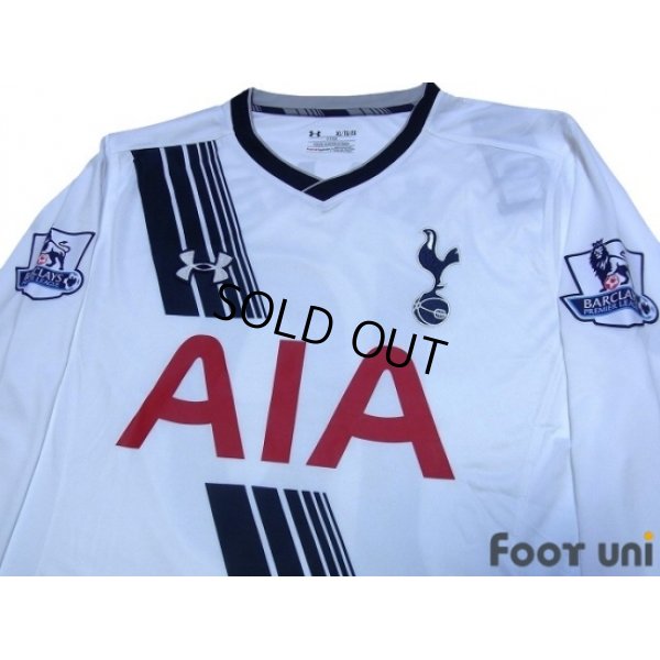 Photo3: Tottenham Hotspur 2015-2016 Home Long Sleeve Shirt #10 Kane