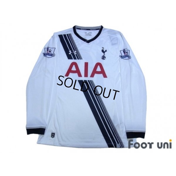 Photo1: Tottenham Hotspur 2015-2016 Home Long Sleeve Shirt #10 Kane