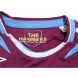 Photo4: West Ham Utd 2007-2008 Home Long Sleeve Shirt #5 Ferdinand (4)