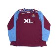 Photo1: West Ham Utd 2007-2008 Home Long Sleeve Shirt #5 Ferdinand (1)