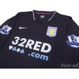 Photo3: Aston Villa 2007-2008 3rd Authentic Long Sleeve Shirt #7 Ashley Young (3)