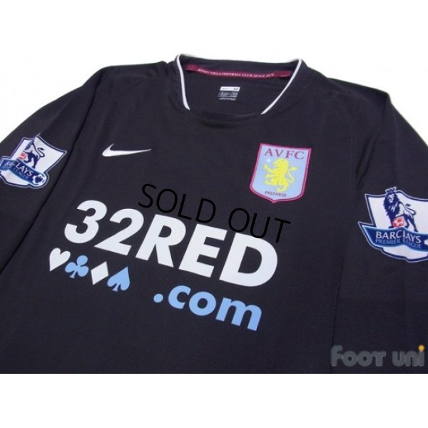Photo3: Aston Villa 2007-2008 3rd Authentic Long Sleeve Shirt #7 Ashley Young