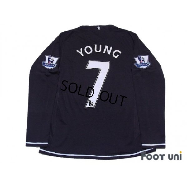 Photo2: Aston Villa 2007-2008 3rd Authentic Long Sleeve Shirt #7 Ashley Young