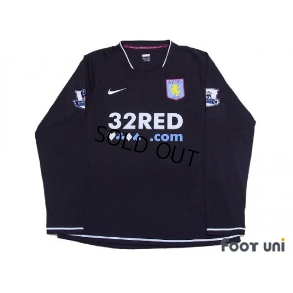 Photo1: Aston Villa 2007-2008 3rd Authentic Long Sleeve Shirt #7 Ashley Young