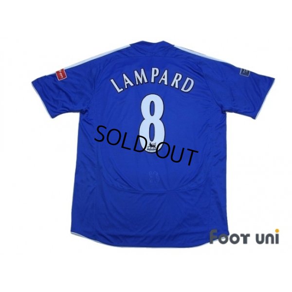 Photo2: Chelsea 2006-2008 Home Shirt #8 Lampard The FA CUP e-on Patch/Badge