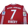 Photo4: Bayern Munchen 2013-2014 Home Long Sleeve Shirt #7 Ribery Bundesliga Patch/Badge Hermes Patch/Badge 