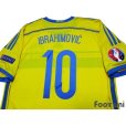 Photo4: Sweden 2014 Home Shirt #10 Ibrahimovic w/tags