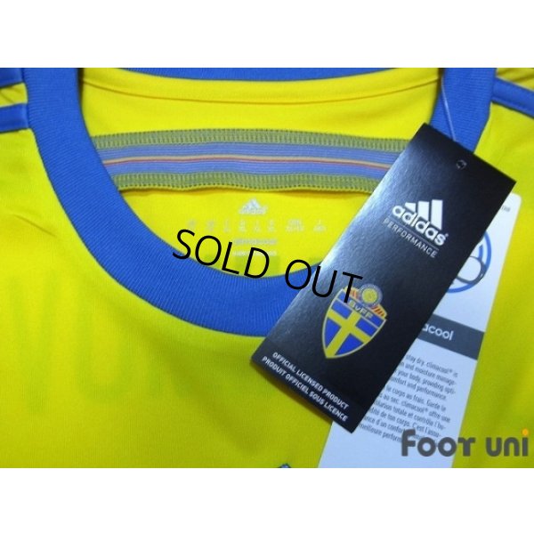 Photo5: Sweden 2014 Home Shirt #10 Ibrahimovic w/tags