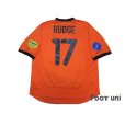 Photo2: Netherlands 2000 Home Shirt #17 Humphrey Rudge Under-21 UEFA Euro Championship Patch/Badge (2)