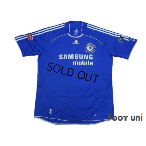 Photo1: Chelsea 2006-2008 Home Shirt #8 Lampard The FA CUP e-on Patch/Badge