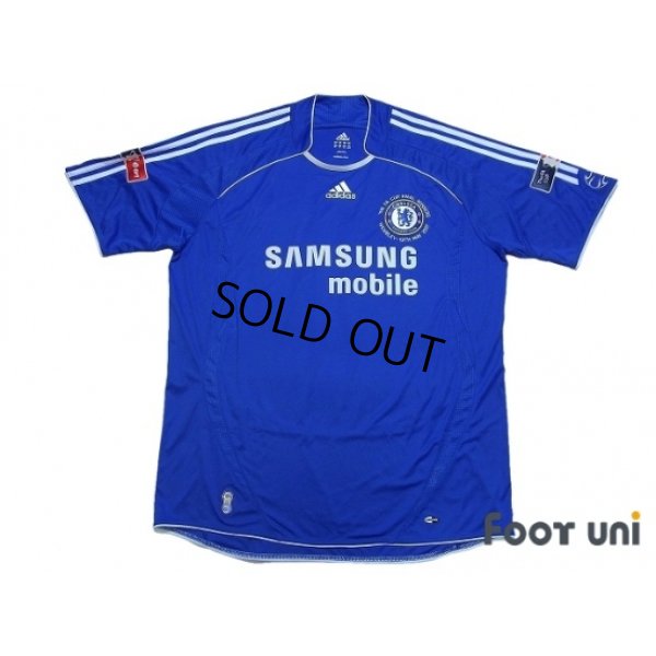 Photo1: Chelsea 2006-2008 Home Shirt #8 Lampard The FA CUP e-on Patch/Badge