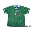 Photo1: Ireland 1998-1999 Home Player Shirt #19 (1)