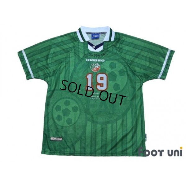 Photo1: Ireland 1998-1999 Home Player Shirt #19