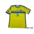 Photo1: Sweden 2014 Home Shirt #10 Ibrahimovic w/tags (1)