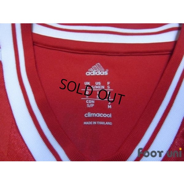 Photo5: Bayern Munchen 2013-2014 Home Long Sleeve Shirt #7 Ribery Bundesliga Patch/Badge Hermes Patch/Badge