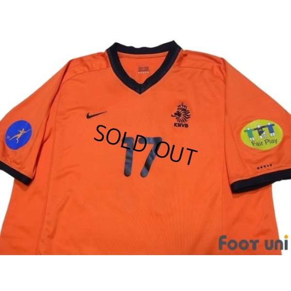 Photo3: Netherlands 2000 Home Shirt #17 Humphrey Rudge Under-21 UEFA Euro Championship Patch/Badge