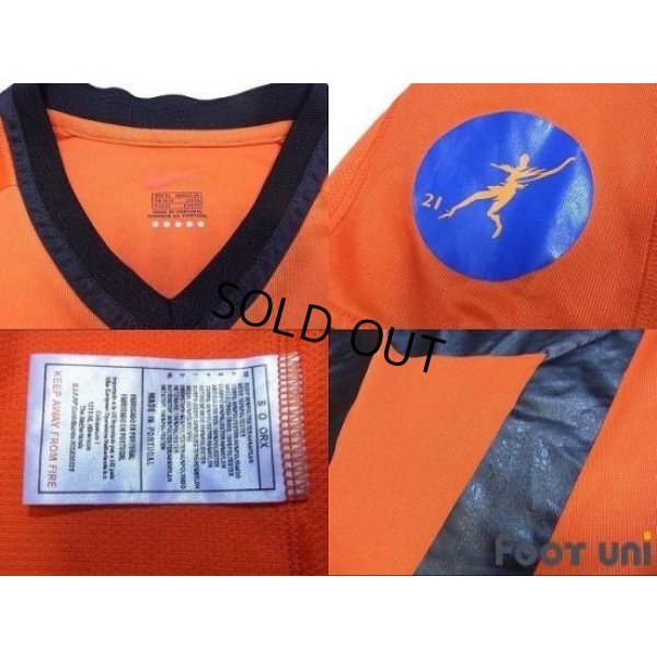 Photo5: Netherlands 2000 Home Shirt #17 Humphrey Rudge Under-21 UEFA Euro Championship Patch/Badge