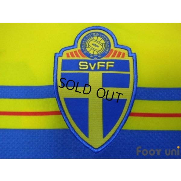 Photo6: Sweden 2014 Home Shirt #10 Ibrahimovic w/tags