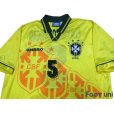 Photo3: Brazil 1995 Home Shirt #5 Flavio Conceicao (3)
