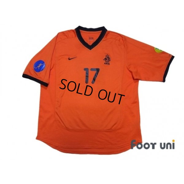 Photo1: Netherlands 2000 Home Shirt #17 Humphrey Rudge Under-21 UEFA Euro Championship Patch/Badge