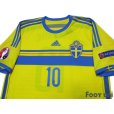 Photo3: Sweden 2014 Home Shirt #10 Ibrahimovic w/tags