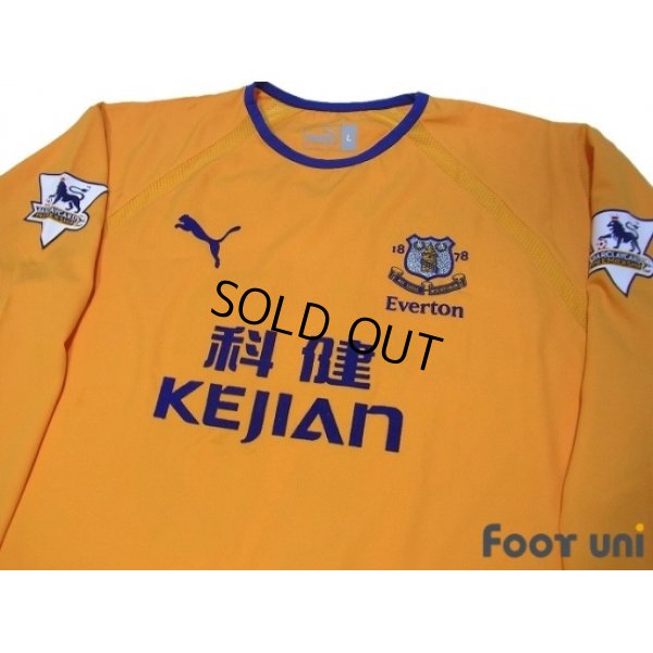 Photo3: Everton 2003-2004 Away Long Sleeve Shirt #18 Rooney