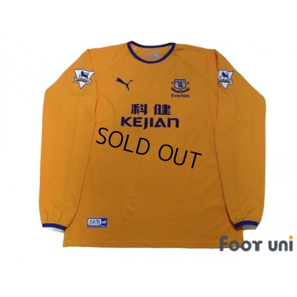 Photo1: Everton 2003-2004 Away Long Sleeve Shirt #18 Rooney