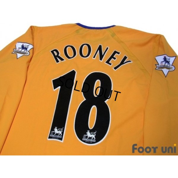 Photo4: Everton 2003-2004 Away Long Sleeve Shirt #18 Rooney