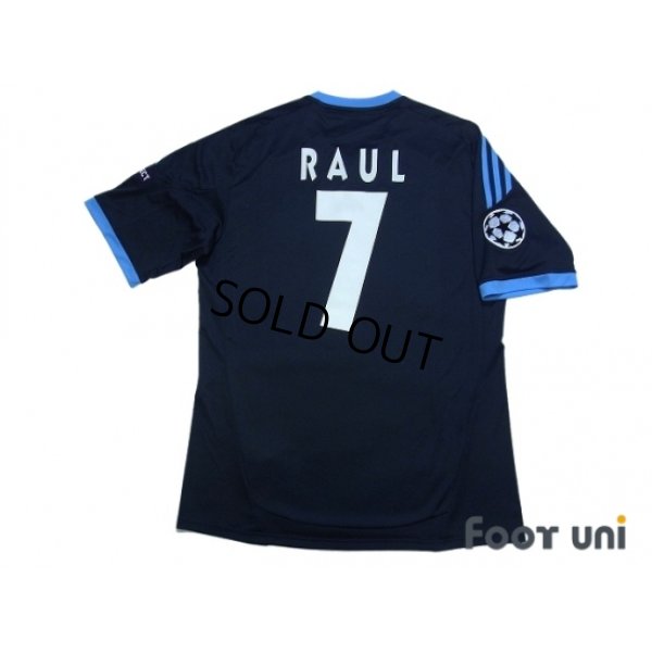 Photo2: Schalke04 2010-2011 Away Shirt #7 Raul Champions League Patch/Badge Respect Patch/Badge