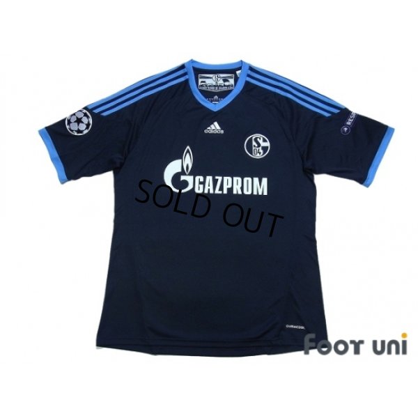 Photo1: Schalke04 2010-2011 Away Shirt #7 Raul Champions League Patch/Badge Respect Patch/Badge