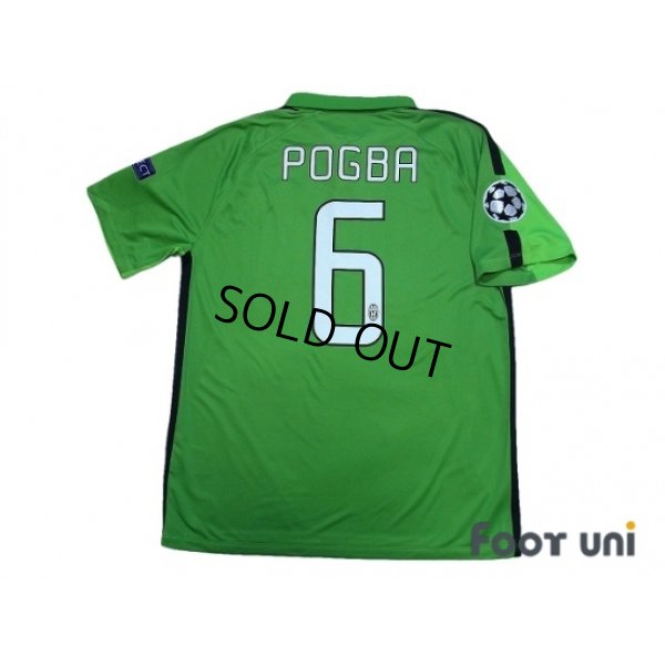 Photo2: Juventus 2014-2015 3rd Shirt #6 Pogba Champions League Patch/Badge w/tags
