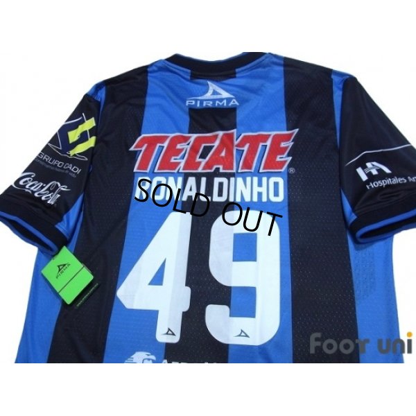 Photo4: Querétaro FC 2014-2015 Home Shirt #49 Ronaldinho w/tags