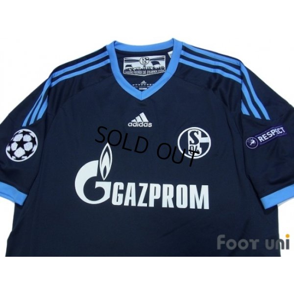 Photo3: Schalke04 2010-2011 Away Shirt #7 Raul Champions League Patch/Badge Respect Patch/Badge