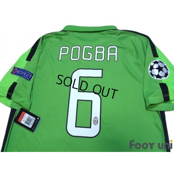 Photo4: Juventus 2014-2015 3rd Shirt #6 Pogba Champions League Patch/Badge w/tags