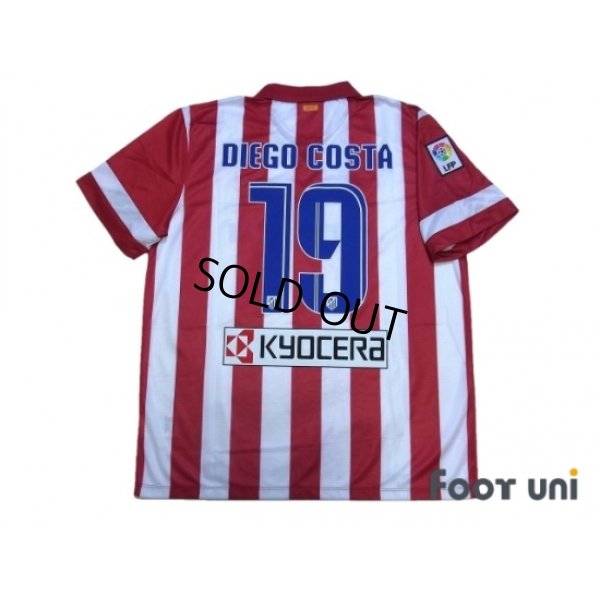 Photo2: Atletico Madrid 2013-2014 Home Shirt #19 Diego Costa LFP Patch/Badge w/tags