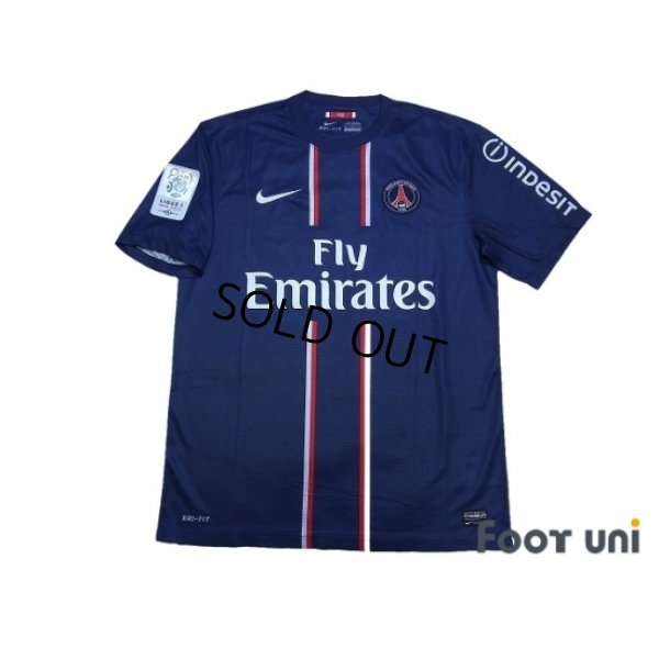 Photo1: Paris Saint Germain 2012-2013 Home Shirt #32 Beckham Ligue 1 Patch/Badge