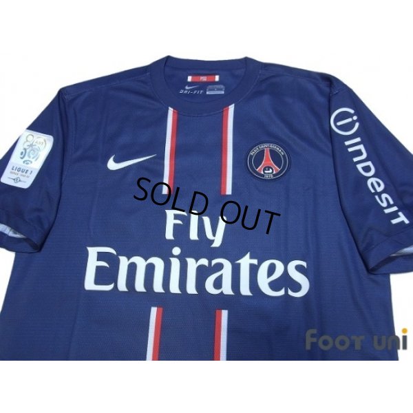 Photo3: Paris Saint Germain 2012-2013 Home Shirt #32 Beckham Ligue 1 Patch/Badge