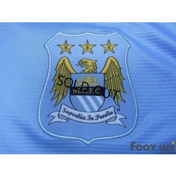 Photo6: Manchester City 2013-2014 Home Shirt #16 Kun Aguero