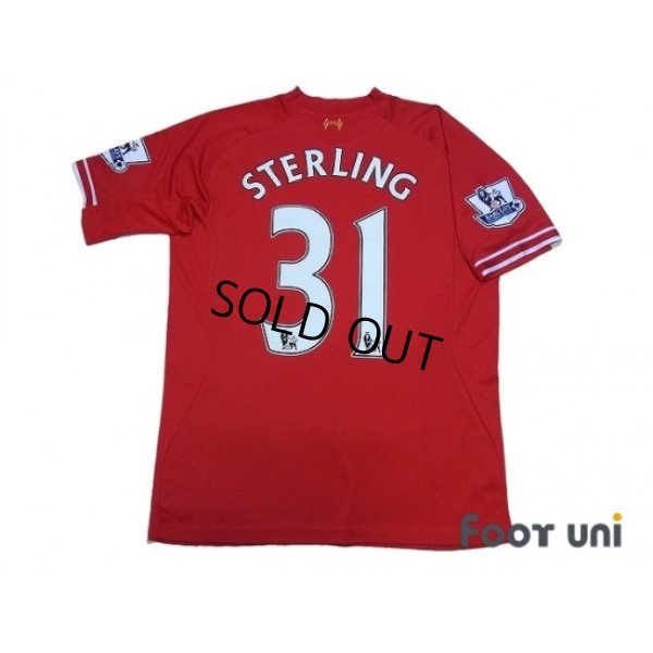 Photo2: Liverpool 2013-2014 Home Shirt #31 Sterling BARCLAYS PREMIER LEAGUE Patch/Badge w/tags