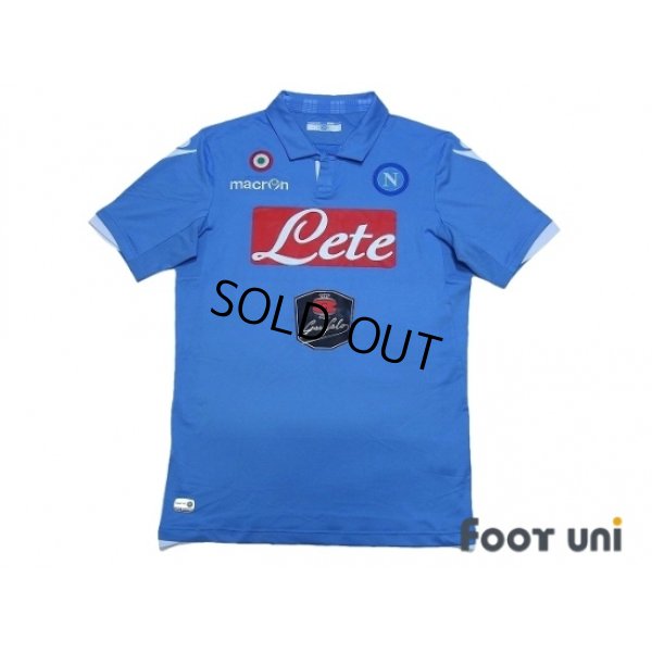 Photo1: Napoli 2014-2015 Home Authentic Shirt w/tags