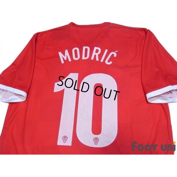 Photo4: Croatia 2014 Home Shirt #10 Modric w/tags