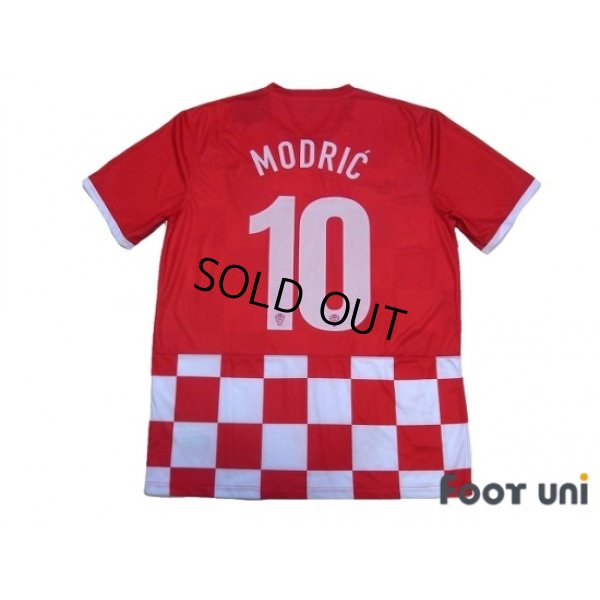 Photo2: Croatia 2014 Home Shirt #10 Modric w/tags