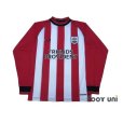 Photo1: Southampton FC 2003-2005 Home Long Sleeve Shirt (1)