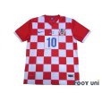 Photo1: Croatia 2014 Home Shirt #10 Modric w/tags (1)