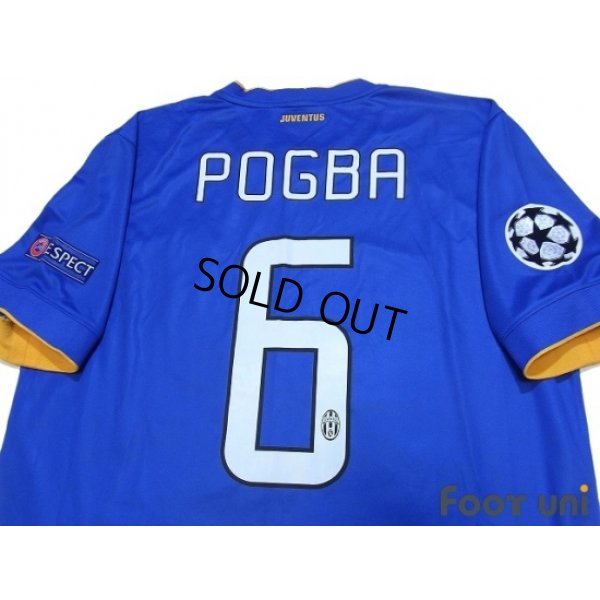 Photo4: Juventus 2014-2015 Away Shirt #6 Pogba Champions League Patch/Badge Respect Patch/Badge w/tags