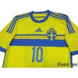 Photo3: Sweden 2014 Home Shirt #10 Ibrahimovic