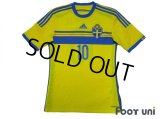 Sweden 2014 Home Shirt #10 Ibrahimovic