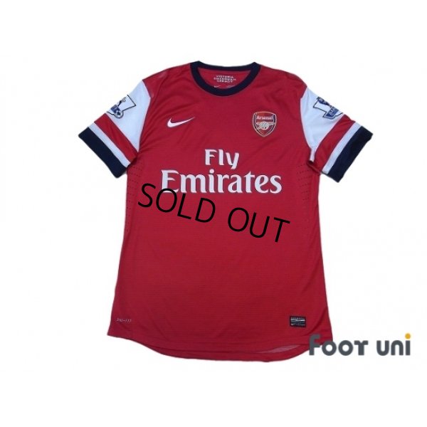 Photo1: Arsenal 2012-2013 Home Authentic Shirt #11 Ozil BARCLAYS PREMIER LEAGUE Patch/Badge w/tags